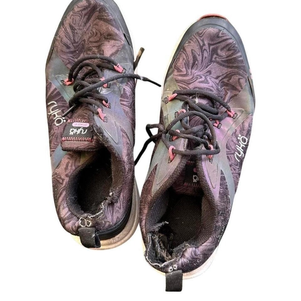 Grey‎ and pink Ryka running shoes